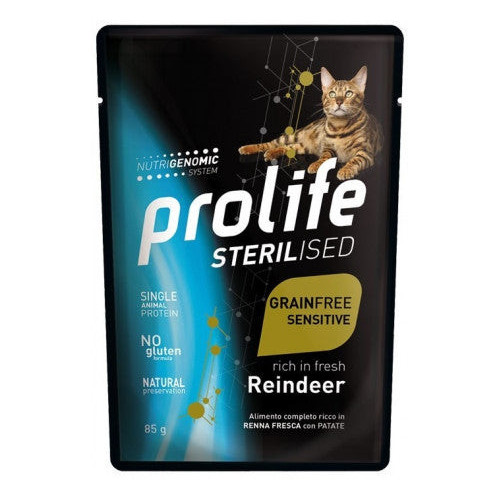 Prolife Sterilised Grain Free Sensitive per Gatto da 85 gr