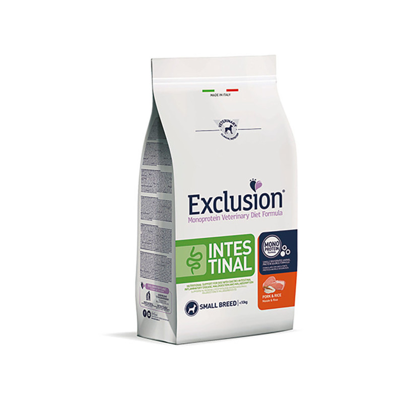 Exclusion Diet Intestinal Small Breed Maiale e Riso 7 kg