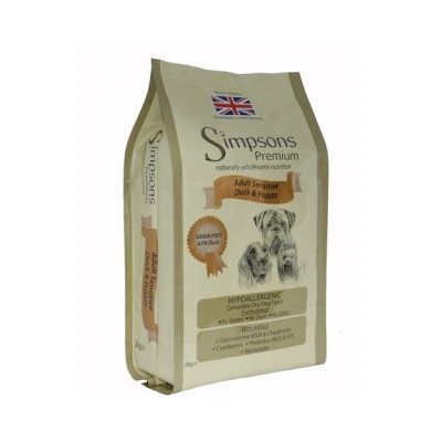 Simpsons Premium cane adult sensitive anatra e patate 2 kg