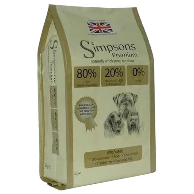 Simpsons Premium cane adult 80/20 mix pesce 2 kg