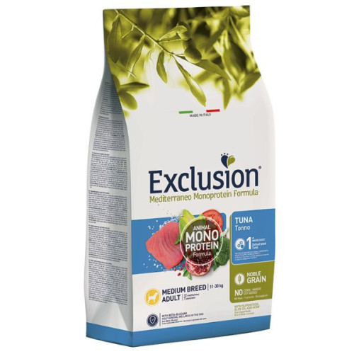 Exclusion Monoprotein Adult Medium Breed Tonno 12 kg