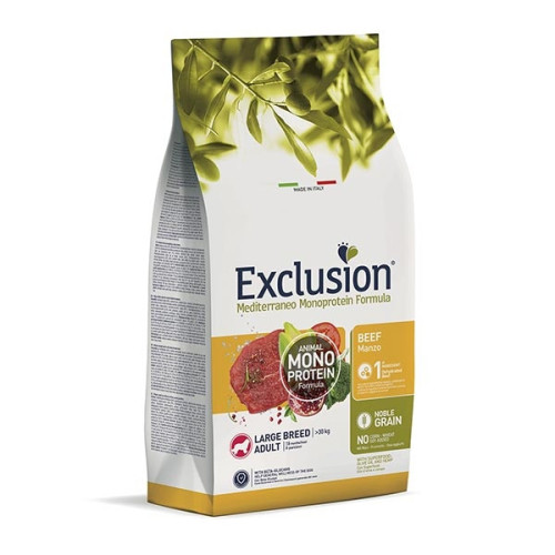 Exclusion Monoprotein Adult Large Breed con Manzo 12 kg