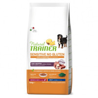 Natural Trainer - Sensitive No Gluten Adult Medium/Maxi con Anatra da 12 Kg