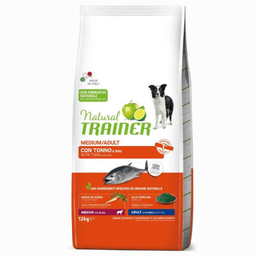 Natural Trainer Adult Medium con Tonno 12 Kg