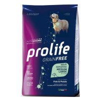 Prolife Dog Grain Free Medium/Large con Salmone e Patate per Cani da 10 kg