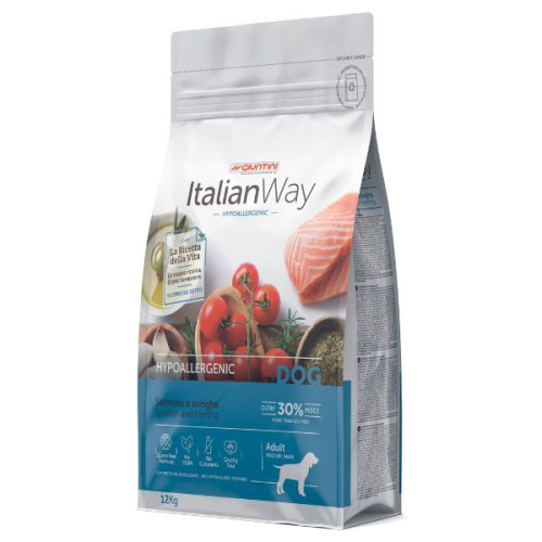 ItalianWay Medium/Maxi Adult Hypoallergenic Salmone e Aringhe 12 kg