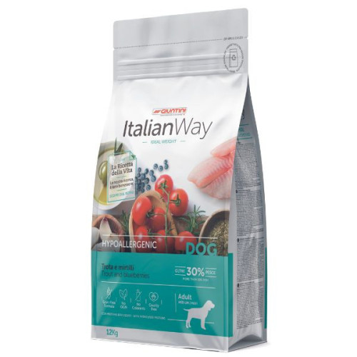 ItalianWay Medium/Maxi Adult Hypoallergenic Trota e Mirtilli 12 kg