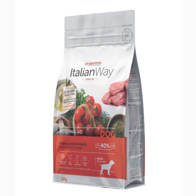 ItalianWay Medium/Maxi Adult Intestinal Maiale e piselli 12 kg