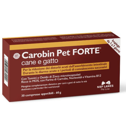 NBF Lanes Carobin Pet Forte cane & gatto Compresse 30 cpr