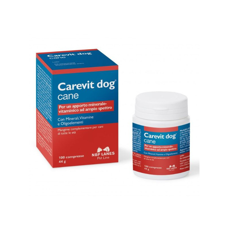 NBF Lanes Carevit Dog 100 compresse vitaminiche