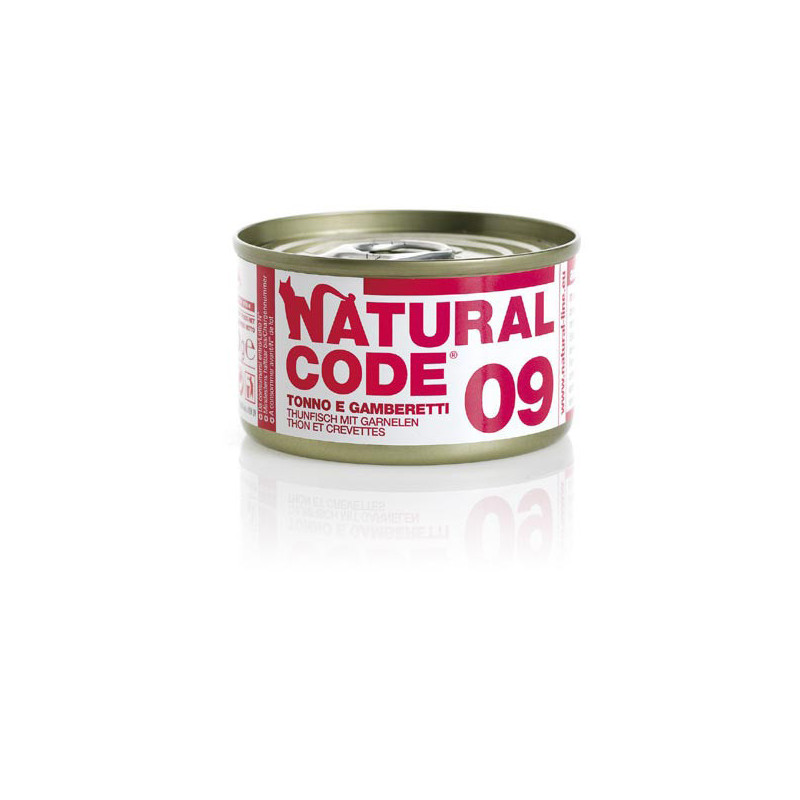 Natural Code 09 Tonno e Gamberetti 85 gr