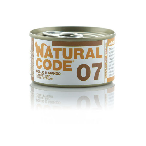 Natural Code 07 Pollo e Manzo 85 gr