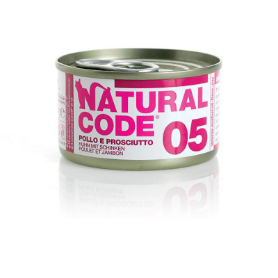 Natural Code 05 Pollo e Prosciutto 85 gr