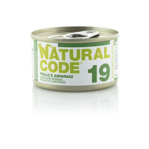 Natural Code 19 Pollo e Asparagi 85 gr