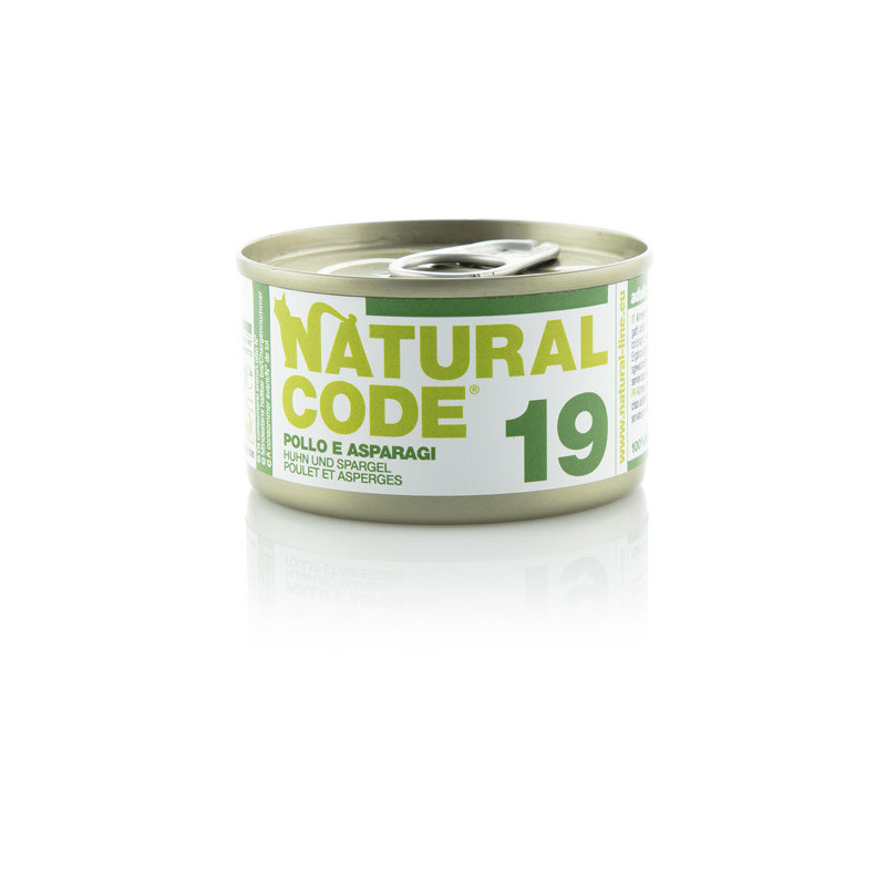 Natural Code 19 Pollo e Asparagi 85 gr