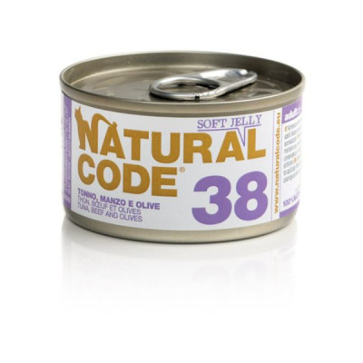 Natural Code 38 Tonno Manzo e Olive 85 gr