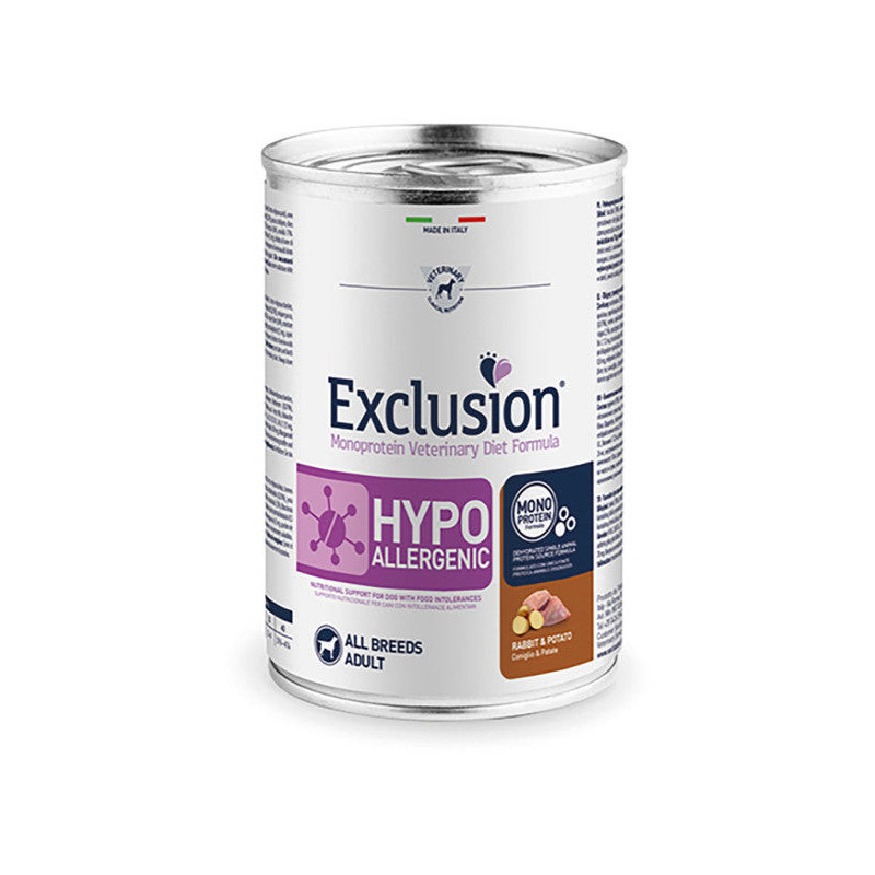 Exclusion Diet Formula Hypoallergenic Coniglio E Patate 400 Gr