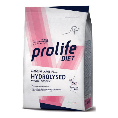 Prolife Hydrolysed Hypoallergenic per Cani Medium Large da 2 Kg