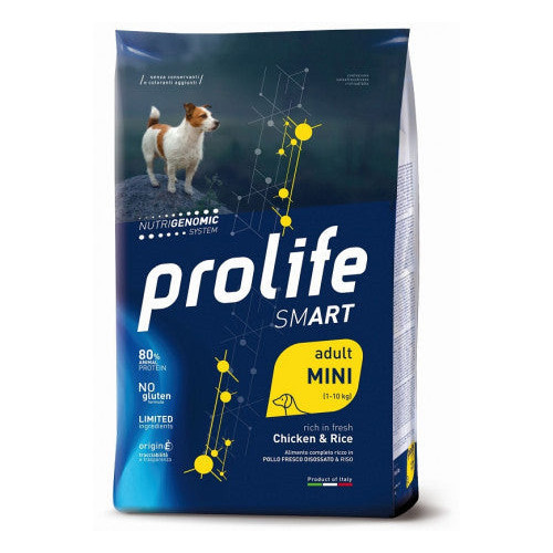 Prolife Smart Per Cani Adult Mini con Pollo e Riso da 2 Kg