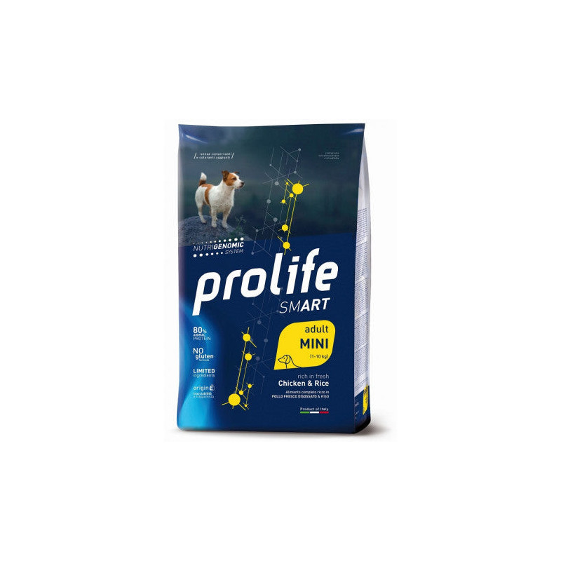 Prolife Smart per Cani Adult Mini con Pollo e Riso da 600 gr