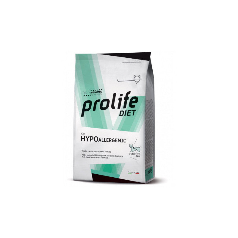 Prolife Hypoallergenic per Gatti con Anatra da 5 Kg