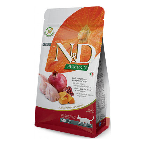 Farmina n&d pumpkin gatto neutered quaglia zucca e melograno 1,5 kg