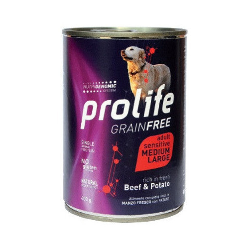 Prolife Sensitive Grain Free per Cani Adult M/L da 400 gr